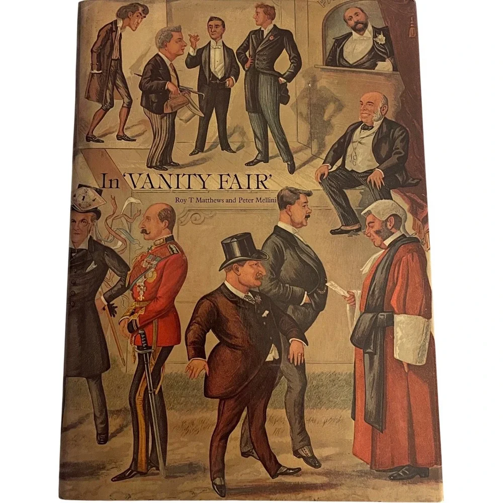 In Vanity Fair Roy T Matthews Peter‎ Mellini 1982 Caricatures Art History Book
